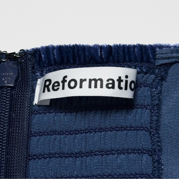 Reformation Fortune Dress in Danube - Picture 3 of 5